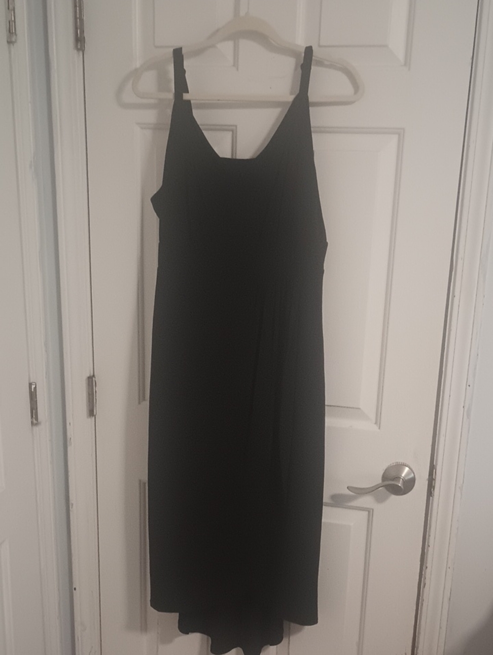 torrid Black Maxi Faux Wrap Dress with Adjustable Straps